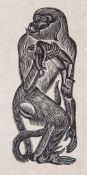 Jones (David) - The waters encompassed me about,   wood-engraving, c.160 x 125mm. (sheet c.260 x