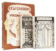 Woolf (Virginia) - Kew Gardens,   one of 500 copies, title and decorations by Vanessa Bell, original