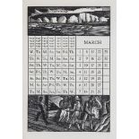 Ravilious (Eric).- Breton (Nicholas) - The Twelve Moneths,  edited by Brian Rhys,   number 98 of 500