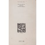 Tzara (Tristan, - editor ) Dada 4-5, number 12 of 38 deluxe specially-bound copies...   editor  )