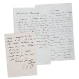 Burne-Jones -  7 Autograph Letters signed " Burne Jones", "Edward"  &  "EBJ   ( Sir   Edward,  first