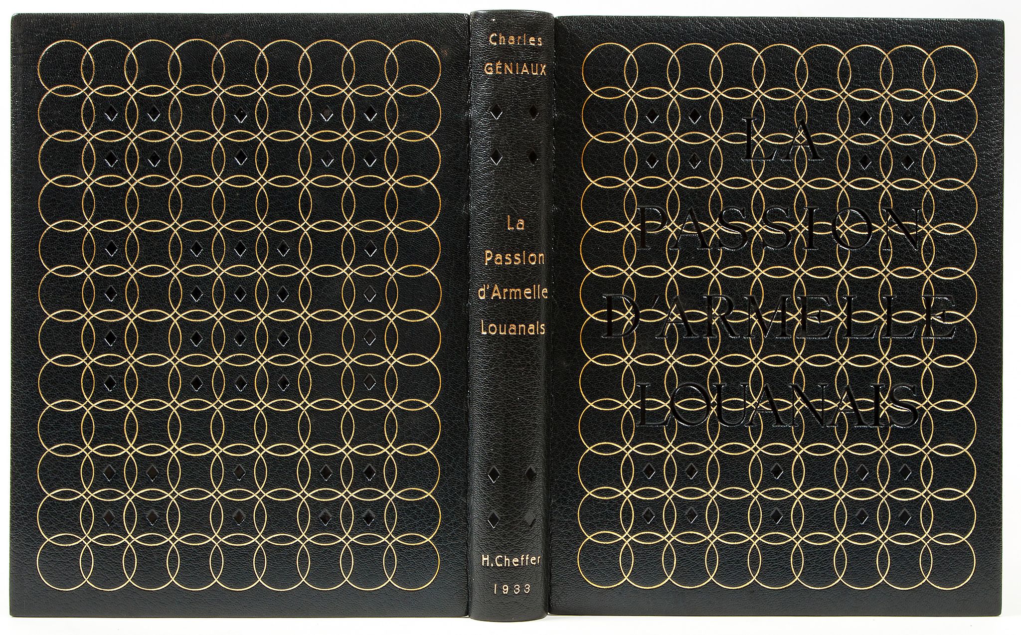 Cretté - .- Géniaux La Passion d'Armelle Louanais, number XXXIV of 55...   (Georges ,  binder  ).-