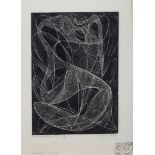 Buckland Wright (John) - Composition No. 5,   wood-engraving, c.180 x 130mm., printed by the