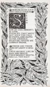 Vale Press.- Tennyson -  In Memoriam , one of 320 copies, wood-engraved borders and...   (Alfred,