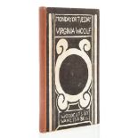 Woolf (Virginia) - Monday or Tuesday,   first edition , 4 full-page woodcuts by Vanessa Bell (some