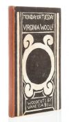Woolf (Virginia) - Monday or Tuesday,   first edition , 4 full-page woodcuts by Vanessa Bell (some
