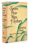 Stead (Christina) - Seven Poor Men of Sydney,   first edition,  original cloth, mottled and damp-