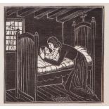 Gill (Eric) - Mother and Child,   wood-engraving, image c.85 x 90mm., one of 90 copies on Japon from