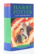 Rowling (J.K.) - Harry Potter and the Half-Blood Prince,   signed presentation inscription from