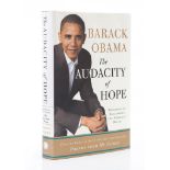 Obama (Barack) - The Audacity of Hope,   first edition, signed presentation inscription from the