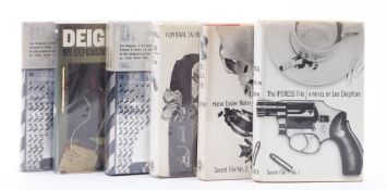 Deighton (Len) - The Ipcress File,   endpapers affixed to pastedowns, erasure mark to head of half-
