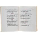 Wordsworth (William) - A Decade of Years: Poems...1798-1807,   one of 200 copies, printed in red and