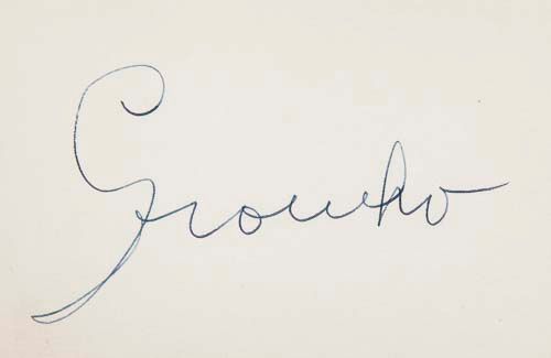 AUTOGRAPH ALBUMS - INCL. GROUCHO  &  CHICO MARX - Two autograph albums with signatures by