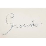 AUTOGRAPH ALBUMS - INCL. GROUCHO  &  CHICO MARX - Two autograph albums with signatures by