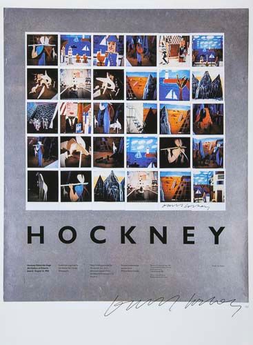 HOCKNEY, DAVID - Lithographic poster of 'Hockney Paints the Stage  Lithographic poster of 'Hockney
