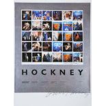 HOCKNEY, DAVID - Lithographic poster of 'Hockney Paints the Stage  Lithographic poster of 'Hockney