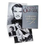 OLIVIER, LAURENCE - Small group of items signed by Laurence Olivier, comprising  Small group of