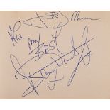 AUTOGRAPH ALBUM - INCL. SAMMY DAVIES JR - Autograph album containing signatures by British and