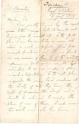 FARADAY, MICHAEL - Autograph letter signed to Peter Le Neve- Foster Secretary of the...  Autograph