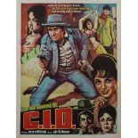 C.I.D - Original poster in colours, mounted , 101 x 76cm; vinyl copy of...  Original poster in