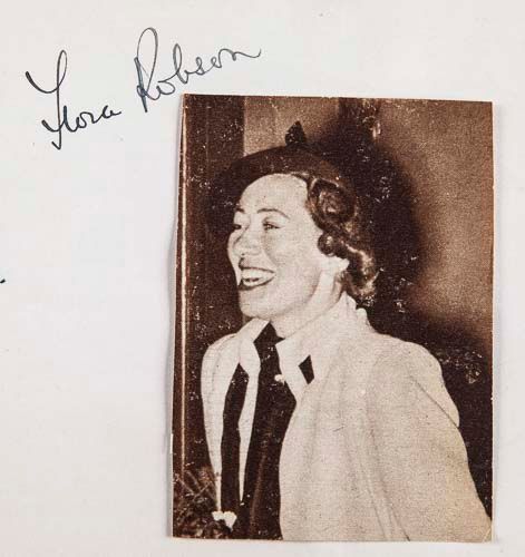 AUTOGRAPH ALBUM - INCL. IVOR NOVELLO - Autograph album with signatures by actors, entertainers and - Image 2 of 2