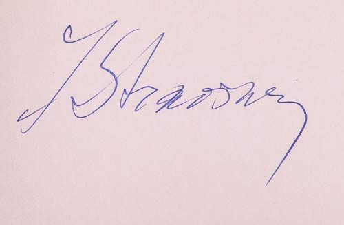 AUTOGRAPH ALBUMS - INCL. I. STRAVINSKIJ - Two autograph albums with signatures of sportsmen,