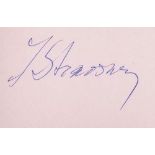 AUTOGRAPH ALBUMS - INCL. I. STRAVINSKIJ - Two autograph albums with signatures of sportsmen,