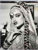 REKHA - Eight vintage black and white photographs of Rekha in various roles  Eight vintage black and