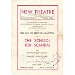 THEATRE - INCL. LAURENCE OLIVIER, VIVIEN LEIGH - Autograph album with signatures by prominent