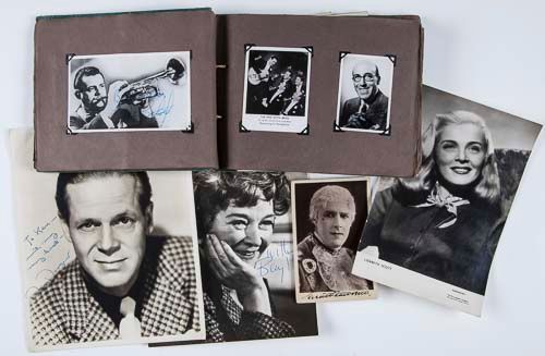 SIGNED PHOTOGRAPHS COLLECTION - INCL. SOPHIA LOREN - Group of three photograph albums with - Image 2 of 2