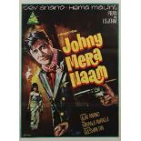 COMEDY AND MUSICAL - JOHNY MERA NAAM, original poster in colours, mounted, 1970, 98 x 71  JOHNY MERA