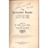 DOYLE, ARTHUR CONAN - The spiritualists' Reader signed copy  'The Spiritualist's Reader', signed and