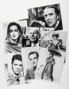 HOLLYWOOD STARS - INCL. GENE KELLY, GINGER ROGERS - Collection of 10 x 8", black and white signed