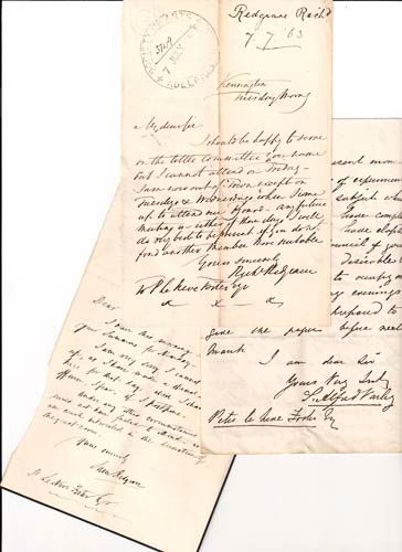 ARCHITECTS  &  ENGINEERS - INCL. CHARLES BARRY - Collection of letters addressed to Secretary of the - Image 2 of 2