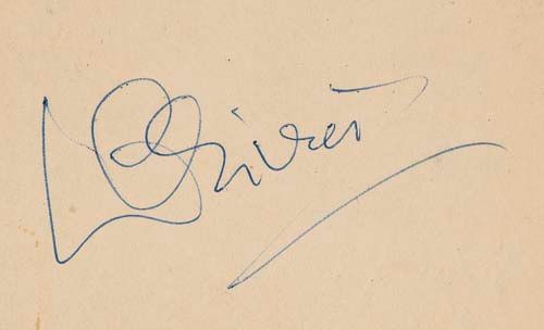 AUTOGRAPH ALBUMS - INCL. LAURENCE OLIVIER - Two autograph albums with signatures of actors and