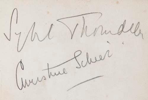 AUTOGRAPH ALBUMS - INCL. NOEL COWARD - Two autograph albums, different sizes, with signatures by - Image 5 of 6
