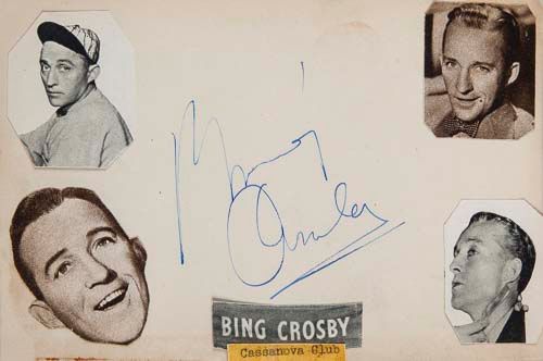 AUTOGRAPH ALBUMS - INCL.ERROL FLYNN - Two autograph albums with signatures of actors and - Image 3 of 6