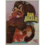 COMEDY AND MUSICAL - RAM BALRAM, original poster in colours, mounted, 1980, 71 x 96  RAM BALRAM,