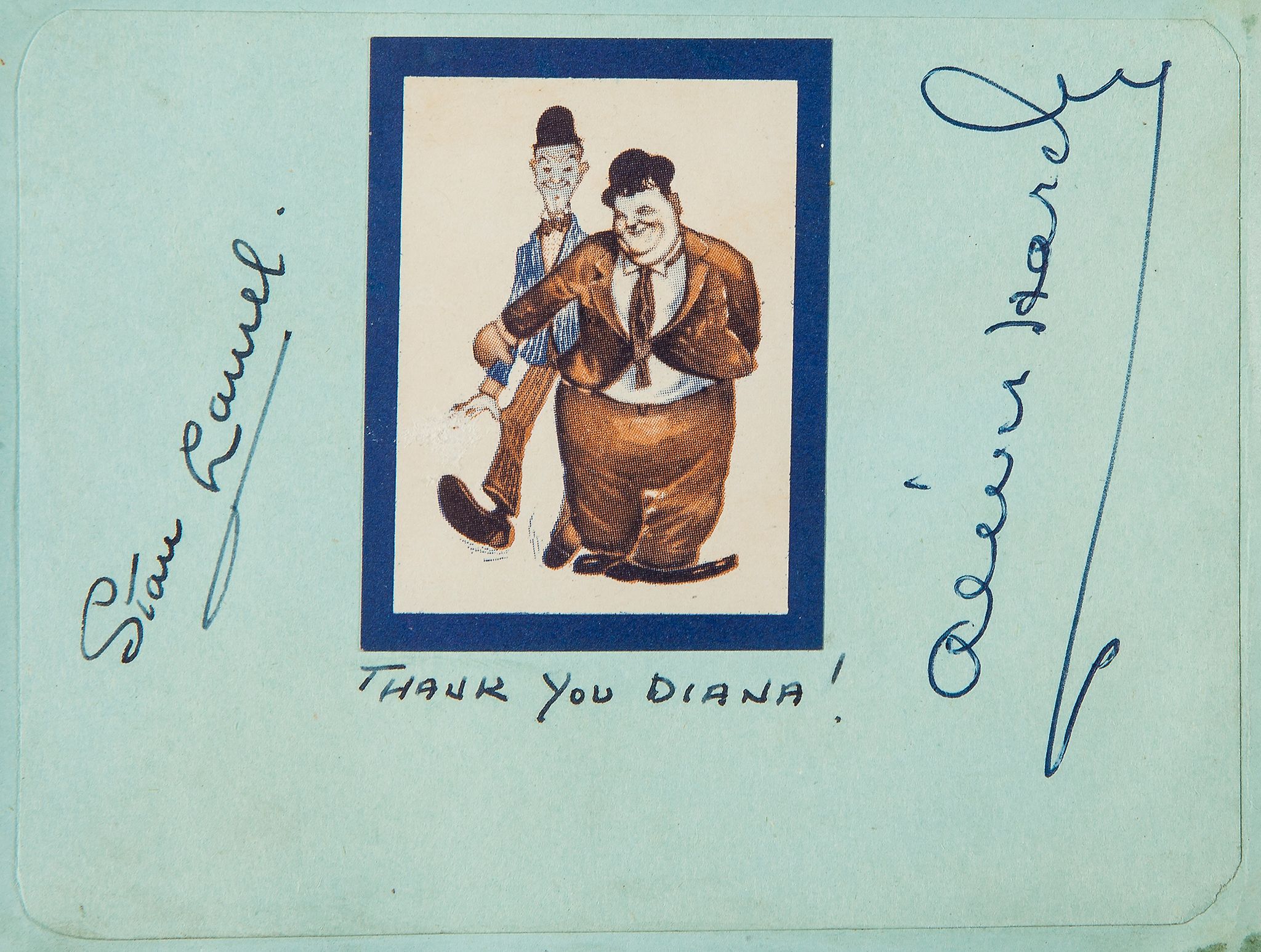 AUTOGRAPH ALBUM - INCL. LAUREL  &  HARDY, O. WELLES - Autograph book with signatures of actors, - Image 4 of 5