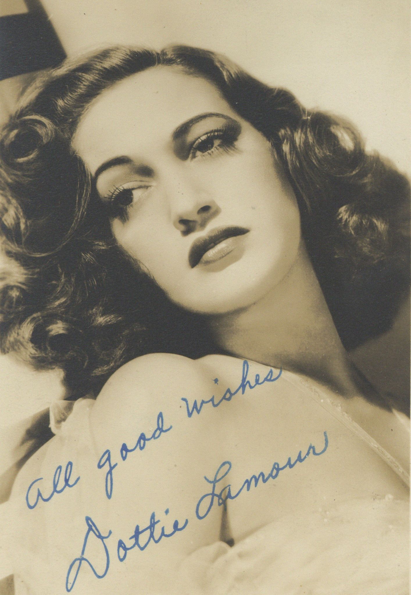 CLASSIC HOLLYWOOD - Collection of signed black and white promotional photographs of...  Collection