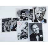 COMEDY - BENNY HILL - Group of photographs and cards signed by prominet British and...  Group of