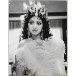 SRIDEVI - Six vintage black and white photographs of Sridevi in various roles  Six vintage black and