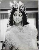SRIDEVI - Six vintage black and white photographs of Sridevi in various roles  Six vintage black and
