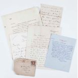 COLLECTION OF LETTERS - INCL.SIEGFRIED SASSOON - Album including loose letters addressed to Mr