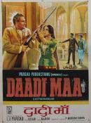 ACTION AND CRIME - DAADI MAA, original poster in colours, mounted, 1966, 102 x 76  DAADI MAA,