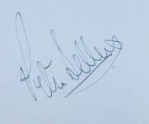 AUTOGRAPH ALBUM - INCL. PETER SELLERS - Autograph album with signatures of prominent actors