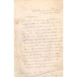 DE LESSEPS, FERDINAND - Autograph letter signed in French to "Monsieur"  Autograph letter signed ("