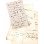 ARCHITECTS  &  ENGINEERS - INCL. CHARLES BARRY - Collection of letters addressed to Secretary of the