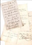 ARCHITECTS  &  ENGINEERS - INCL. CHARLES BARRY - Collection of letters addressed to Secretary of the