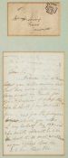 WORDSWORTH, WILLIAM - Autograph letter signed to Mr H. Lowry of Cornwall likely...  Autograph letter
